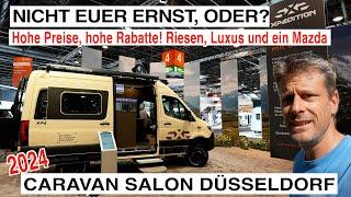 Hohe Rabatte, hohe Preise!? Riesig, teuer, wohin? | Rundgang Caravan Salon Düsseldorf, Messebesuch