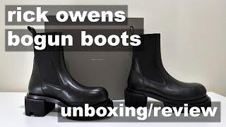 Rick Owens Bogun Boots - Unboxing, Review, On-Foot