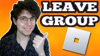 How To Leave Roblox Group