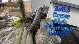 SCX24 Solid Brass High Clearance Links! How To Make Your Own