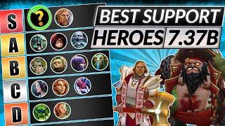 NEW SUPPORT TIER LIST Patch 7.37b - Best Position 5 Heroes RANKED - Dota 2 Guide