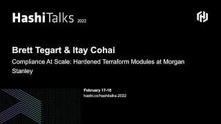 Compliance At Scale:  Hardened Terraform Modules at Morgan Stanley