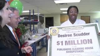 Publishers Clearing House Winners: Desiree Scudder From Irving, Texas Wins $1 Million