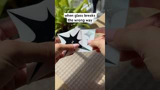 when glass cutting goes wrong ⭐️#stainedglass
