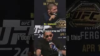 Khabib Shuts Down Tony Ferguson: "I Can Eat You In Street Fight."