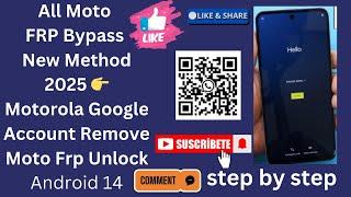 All Moto FRP Bypass New Method 2025 | Motorola Google Account Remove | Moto Frp Unlock step by step