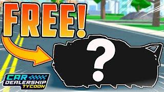 How To Get This $30M LIMITED For FREE in Car Dealership Tycoon! (Hurry!)