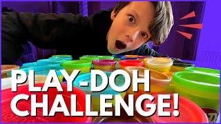 Play-Doh Food Monster Challenge! 