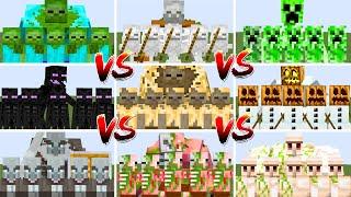 EVERY MOB ARMY TOURNAMENT | Minecraft Mob Battle