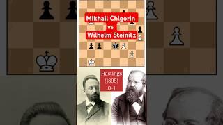 Mikhail Chigorin vs Wilhelm Steinitz Hastings (1895)