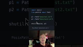 MODERN way to Copy Files in Python  #shorts