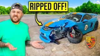 I BOUGHT A WRECKED PORSCHE GT4 THAT SHOULDN’T BE REPAIRED