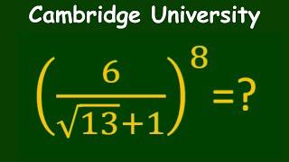 A tricky Entrance Question from Cambridge University Interview