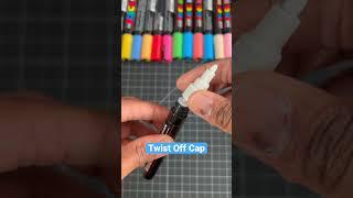 Best Way To Refill Posca Pens!  #drawing #art #shorts