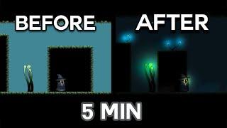 Create 2D lighting in Unity 2022 in 5 MINS!