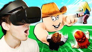 I played ROBLOX in VR