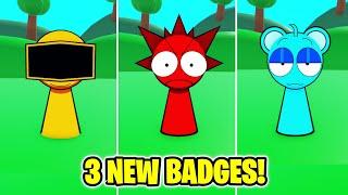 (UPDATE!) 3D SPRUNKI ROLEPLAY - How to get ALL 3 NEW BADGES!! NEW UPDATE! (ROBLOX)