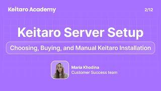 Keitaro Academy. All about servers for Keitaro: choosing, creating, and Keitaro installation.