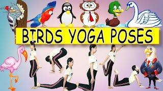 Birds Yoga Poses | YOGA for Kids I Birds Yoga for Kids | Yoga for Kids for Corona | Kids Yoga | Yoga