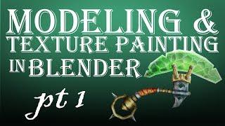 Modeling and Texture Painting in Blender Part 1