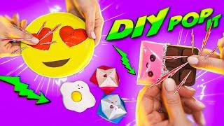 DIY АНТИСТРЕСС POP IT! ЕЩЕ 4 способа ПОП ИТ ИГРУШЕК! Из бумаги, таблеток и конфет!  Afinka