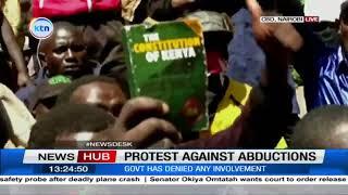 Nairobi CBD status: Kenyans gather to protest against the abductions