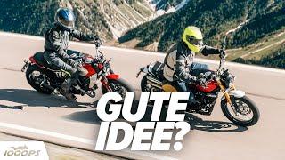 Auf Alpentour mit Scramblern?! - Ducati Scrambler Icon & Fantic Caballero 700 im Alpen-Test