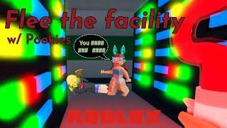 Fleeing the facility w/pookies | Roblox