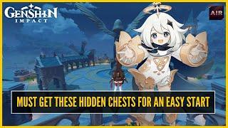Genshin Impact - Must Get These Hidden Chests For An Easy Start