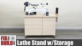 Lathe Stand Mobile Workstation | DIY Woodworking Strorage