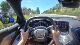 2020 Chevy C8 Corvette Stingray Z51 POV Test Drive (3D Audio)(ASMR)