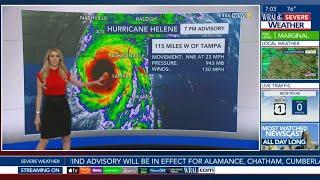 Helene now a Category 4: Tornado warnings issued, Dangerous flooding, power outages