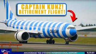 LIVE ANCHORAGE AIRPORT LIVE ACTION! | Capt. Kunz LAST ANC ARRIVAL! | June 21, 2025
