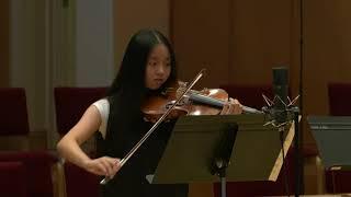 Selena Chen and Jonathan Spivey "Concerto for Violin in G minor