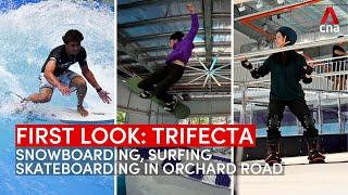 First look at Trifecta, the snow, surf and skateboarding attraction in Singapore's Orchard Road