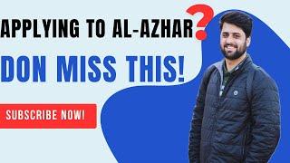 How to Get  Admission in Al-Azhar University? Full Guide | Moin Khan