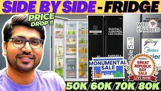 TOP 3Best Side By Side Refrigerator In India 2025Best Refrigerator 2025Best Fridge in BBD 2025