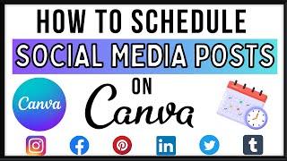 How to Schedule Social Media Posts on Canva