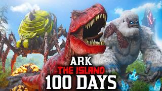 I Spent 100 Days Beating Ark The Island... Here's What Happened