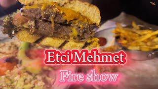 Fire Show - Etci Mehmet - Birmingham UK  Kofta + Steakhouse! Baklava…”mmmm” Dinewithus - Wahid