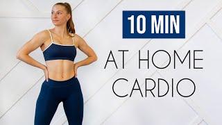 10 MIN CARDIO WORKOUT AT HOME (No Jumping/Apartment Friendly, No Equipment)