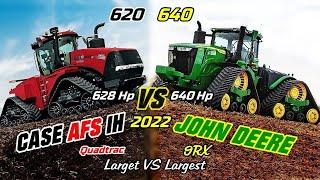 Case AFS 620 QT VS John Deere 9RX 640 - Strongest VS Strongest [Power/Speed/Performance Comparison]