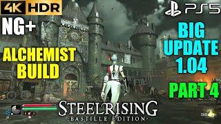 PS5 STEELRISING NG+ Alchemist Build Gameplay 4K 60FPS HDR Part 4 LA Cite | Steelrising Update 1.04