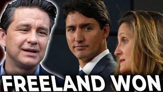 Freeland's SECRET MOTIVES Behind Leaving Trudeau's Cabinet