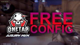 FREE ONETAP HVH CONFIG | ONETAP VS GAMESENSE & AIMWARE