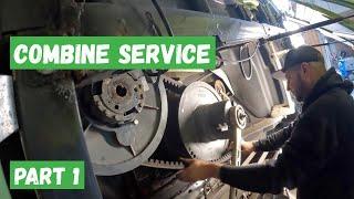 SERVICING THE NEW CLAAS COMBINE... PART 1 - Fenland Farming Adventures