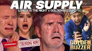 Golden Buzzer : Boy Filipino makes all judges cry with his amazing voice with the song air supply