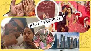 Just Married | Life in Qatar | My First Vlog |Youtube 2025 #justmarried #qatarvlog