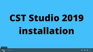 CST 2019 and Antenna Magus 2019 Installation