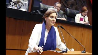 Senadora Lilly Téllez para responder alusiones personales de la senadora Antares Vázquez